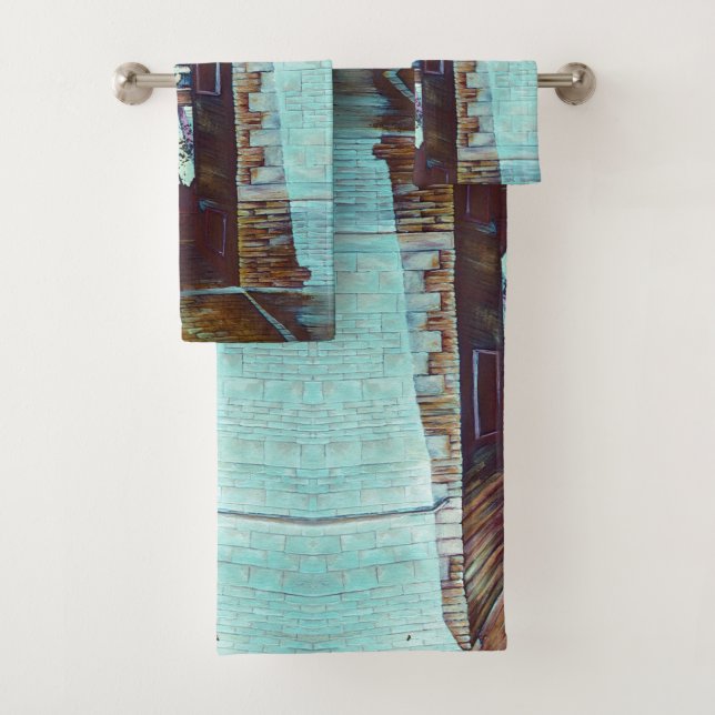 Anne's Street Bath Towel Set (Insitu)