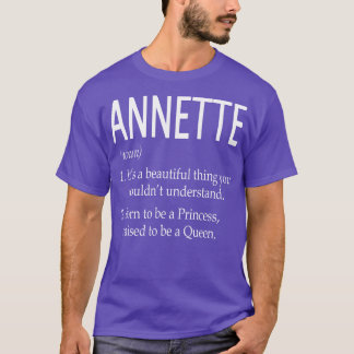 Annette Name Gift T-Shirt
