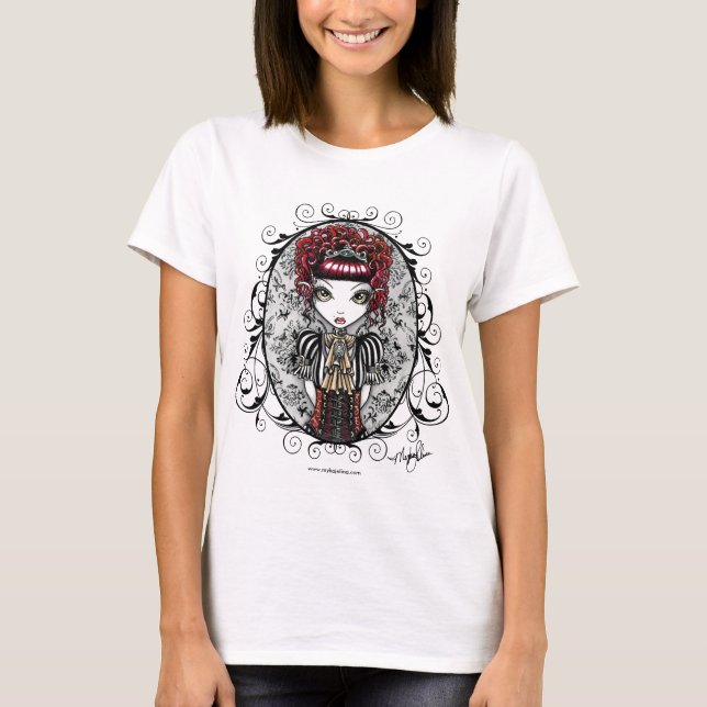 "Annie" Gothic Victorian Couture Fairy Tank Top (Front)