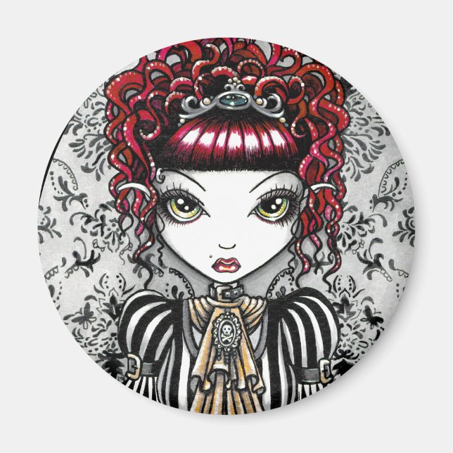Annie Gothic Victorian Fae Magnet (Front)