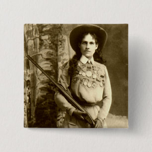 Annie Oakley Classic 15 Cm Square Badge
