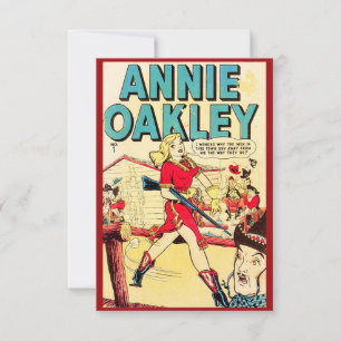 "Annie Oakley" Note Card