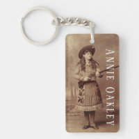 Annie Oakley Sharpshooter  Acrylic Keychain