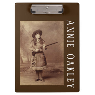 Annie Oakley Sharpshooter Clipboard