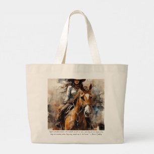 Annie Oakley: Trail Blazers Large Tote Bag