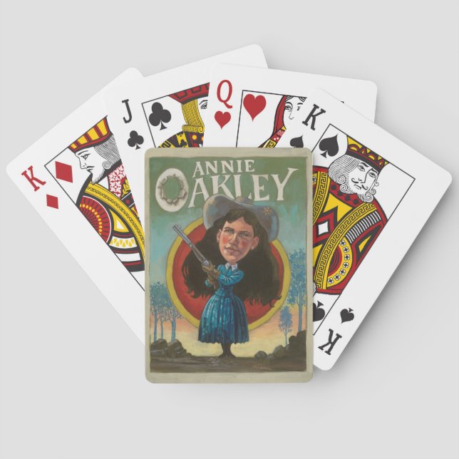 Annie Oakley Vintage Playing Cards (Back)