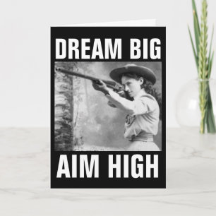 ANNIE OAKLEY WITH GUN,  GREETING CARDS