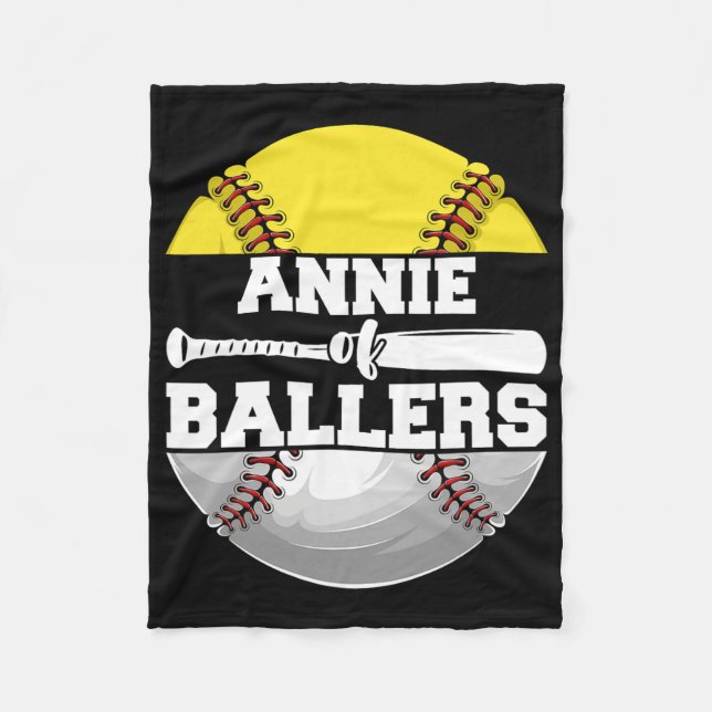 Annie Of Llers Funny Softll Sell Aunt  Fleece Blanket (Front)