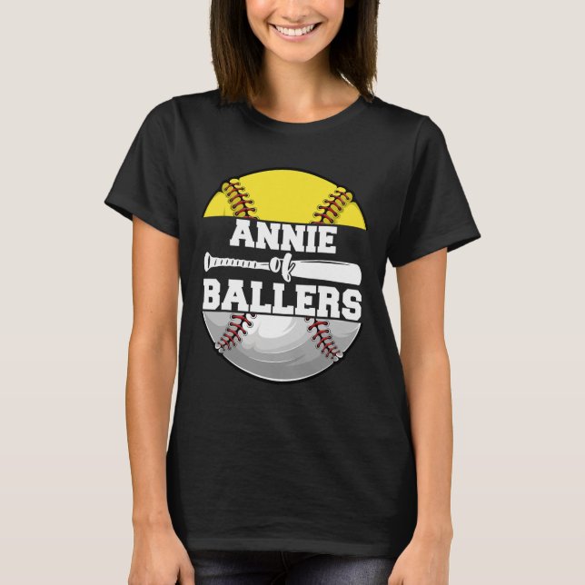 Annie Of Llers Funny Softll Sell Aunt  T-Shirt (Front)