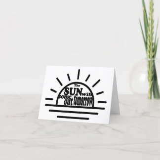 Annie: Tomorrow Thank You Card