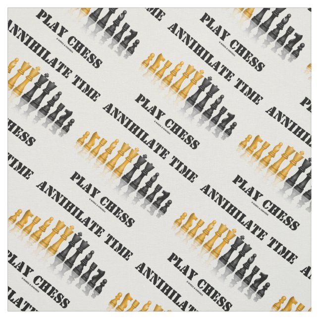 Annihilate Time Play Chess Reflective Chess Set Fabric (Swatch)