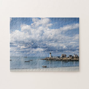 Annisquam Lighthouse, Gloucester MA c1904 Jigsaw Puzzle