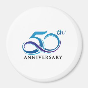 Anniversary 50th magnet
