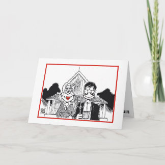 ANNIVERSARY: "AMERICAN GOTHIC" CARD