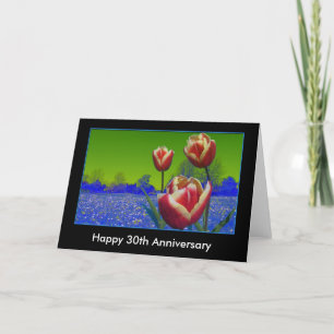 Anniversary, birthday, tulips,add text card