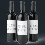 Anniversary boyfriend birthday nice beard wine label<br><div class="desc">Anniversary boyfriend birthday nice beard</div>