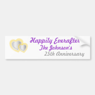Anniversary Bumper Sticker... - Customised Bumper Sticker