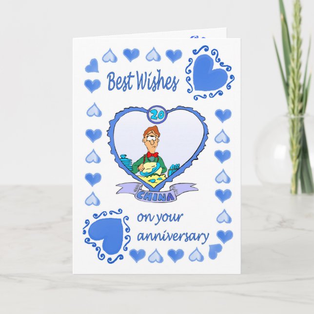Anniversary card 20th China (Front)