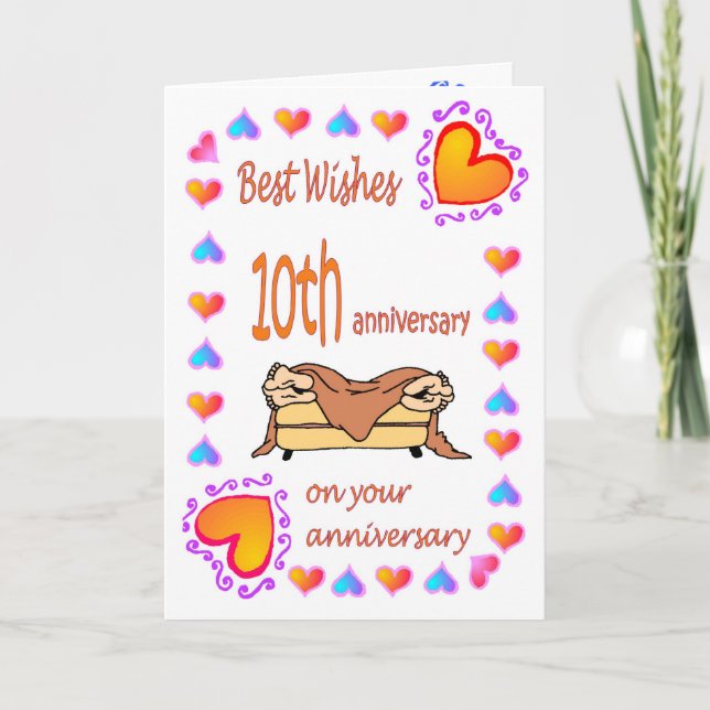Anniversary card Tenth (Front)