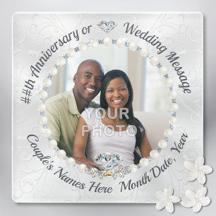 Anniversary Coasters, Wedding Photo Coasters