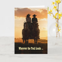 Anniversary Country Western Cowgirl Cowboy Trail