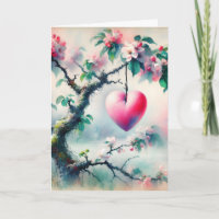 Anniversary Crabapple Tree With a Heart