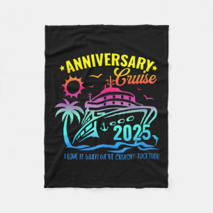 Anniversary Cruise 2025 Making Memories Together V Fleece Blanket