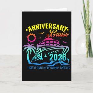 Anniversary Cruise 2026 Making Memories Together V Card