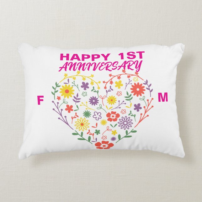 Anniversary Decorative Cushion (Front)