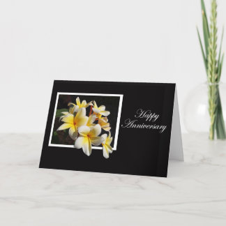Anniversary Frangipani Card