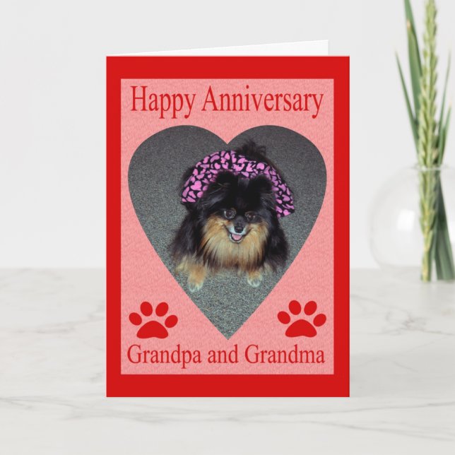anniversary grandparents card (Front)