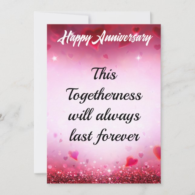 Anniversary Greeting Card (Front)