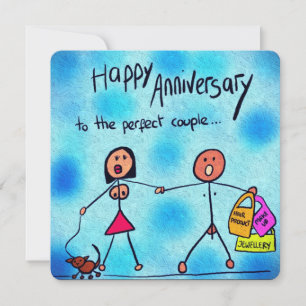 Anniversary greeting card