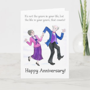 Anniversary Greeting Card for Older Couple