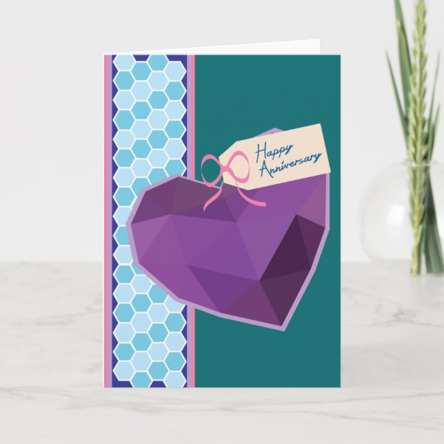 Anniversary Heart Card (Front)