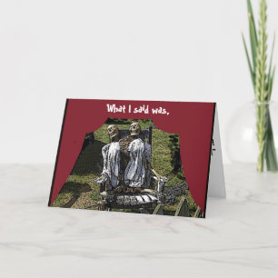 Anniversary Humour Greeting Card