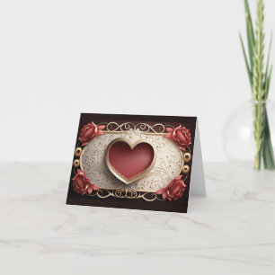Anniversary Love Valentine Thank You Card