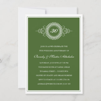 Anniversary Medallion Invitation