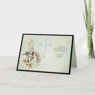 Anniversary of Ordination Card Personalised