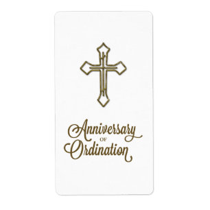 Anniversary of Ordination, Cross on Starburst