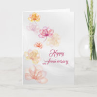 Anniversary On White Abstract