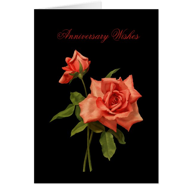 Anniversary Orange Rose (Front)
