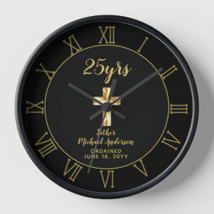 Anniversary Ordination Clock Commemorative - ANY