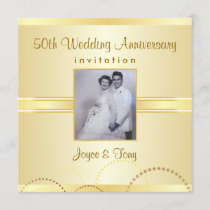Anniversary Party - Custom Photo Invitations