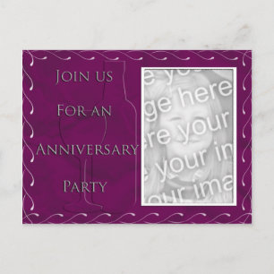 Anniversary Party Invitation Postcard
