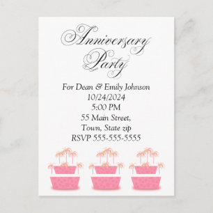 Anniversary party invitations