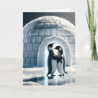 Anniversary Penguins Slow Dancing