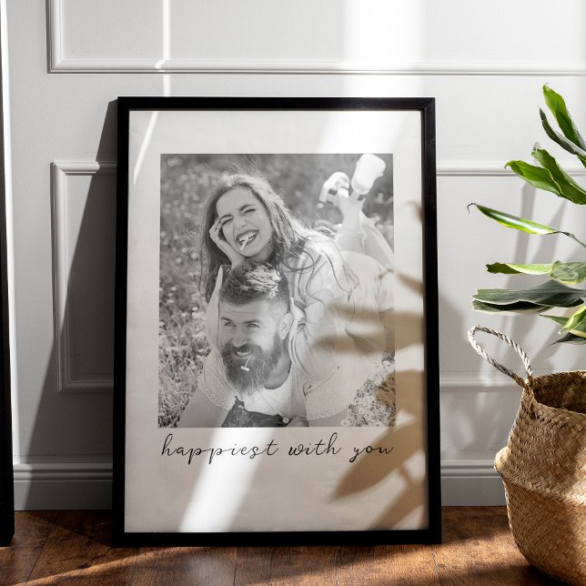 Anniversary Personalised Romantic Message Photo Poster (Creator Uploaded)