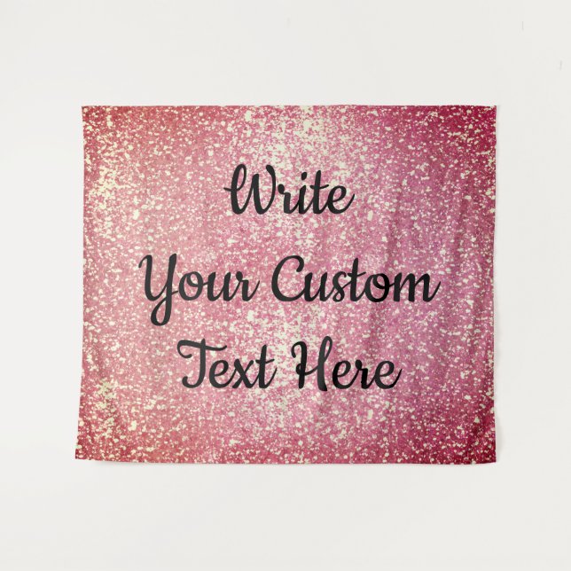 Anniversary Photo Booth Prop Chic Vow Renewal 50th Tapestry (Front (Horizontal))