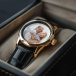 Anniversary Photo Personalised Watch<br><div class="desc">Elegant design with a personalised photo perfect for Christmas gifts,  as a Father's Day gift,  wedding anniversary,  etc.</div>